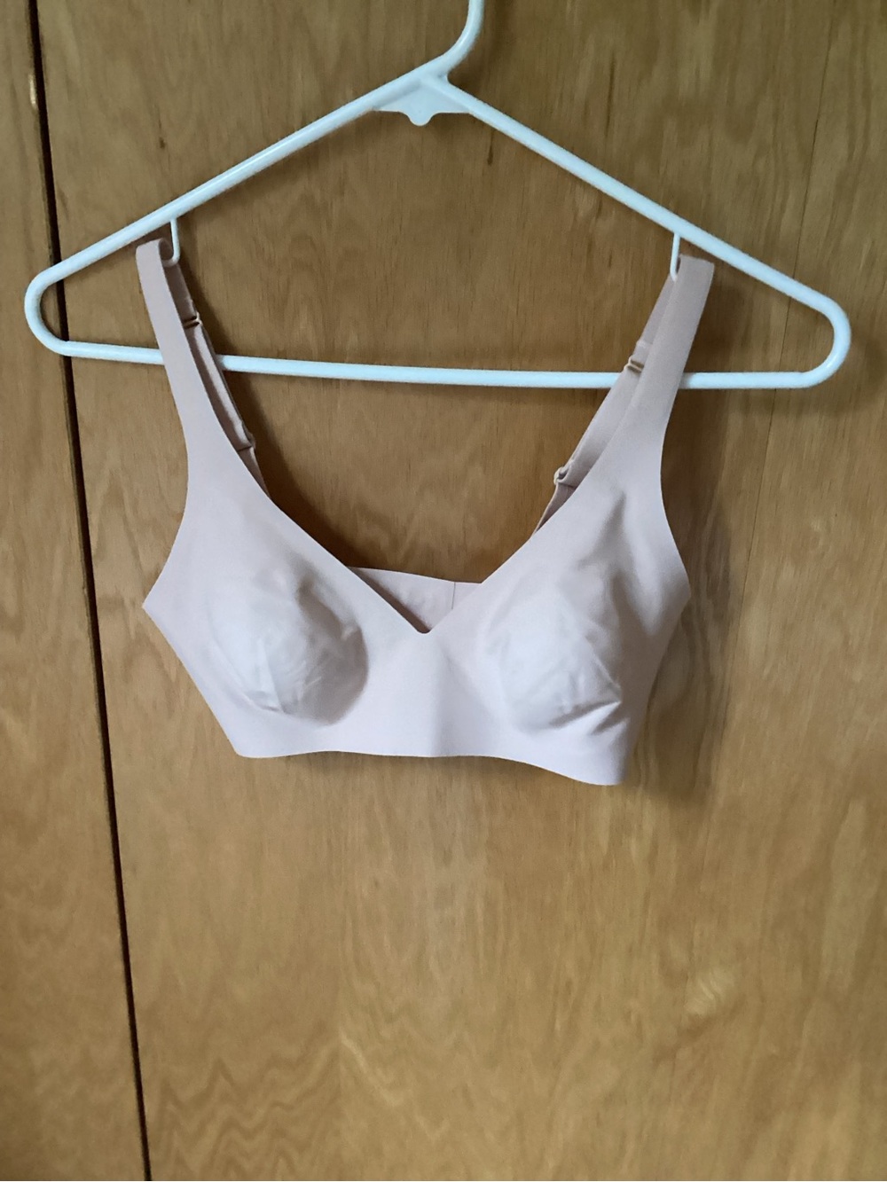 Bombas No Show Plunge Bralette Pink Sandstone Small - Picture 2 of 10